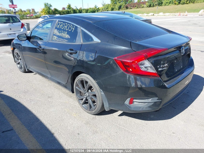 Vin: 2hgfc2f79gh027416, lot: 3148498, honda civic sedan 20163