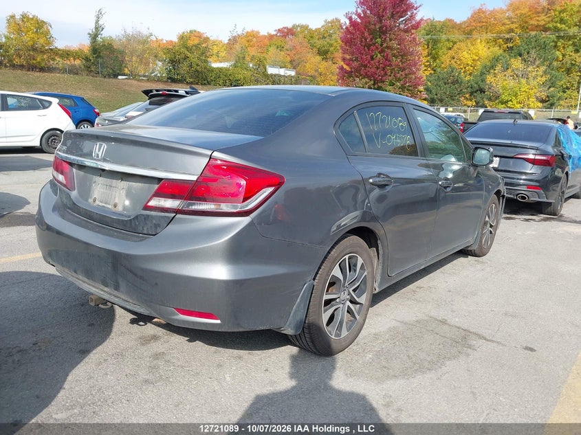 Vin: 2hgfb2f58dh045578, lot: 3148503, honda civic ex 4dr 20134