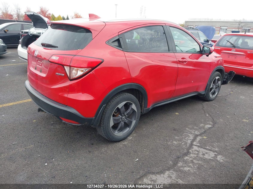 Vin: 3czru6h73jm102613, lot: 3148513, honda hr-v ex-l 20184