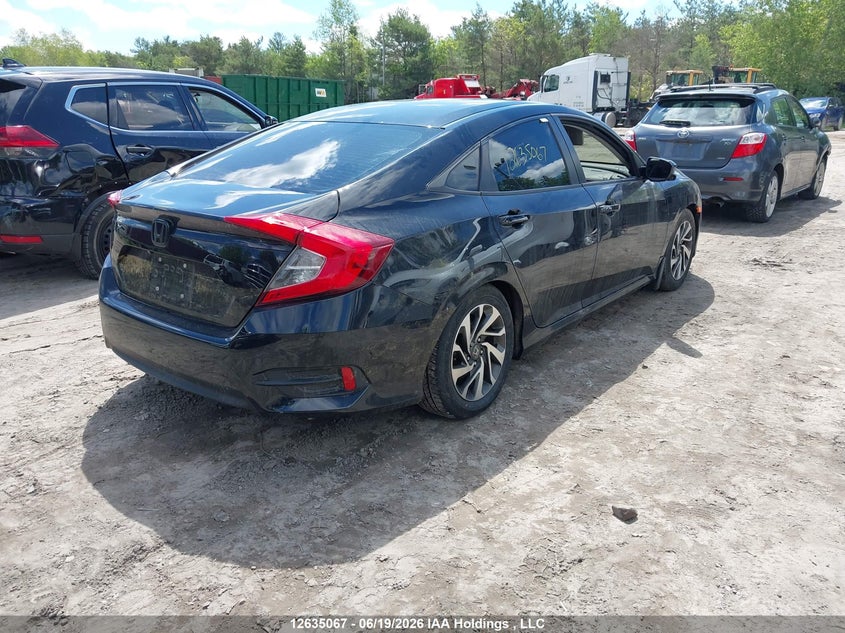 Vin: 2hgfc2f79gh005707, lot: 3148657, honda civic ex 4dr 20164