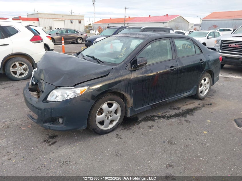 2009 Toyota Corolla S, Удар спереди, IAAI, VIN 2T1BU40E99C008598 — фото 2
