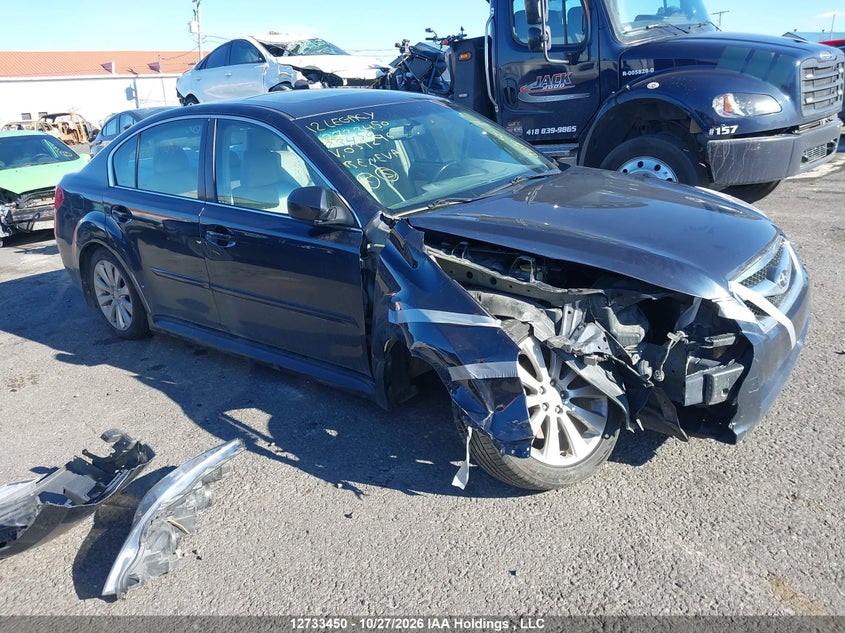 2012 Subaru Legacy 2.5I Convenience Package/2.5I Limited Package/2.5I Touring Package, Правый перёд, IAAI, VIN 4S3BMGM6XC3039296