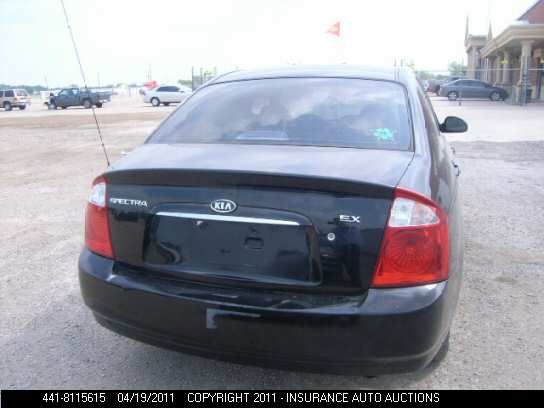 2006 Kia Spectra Ex/Sx/Lx VIN: KNAFE121X65349862 Lot: 8115615