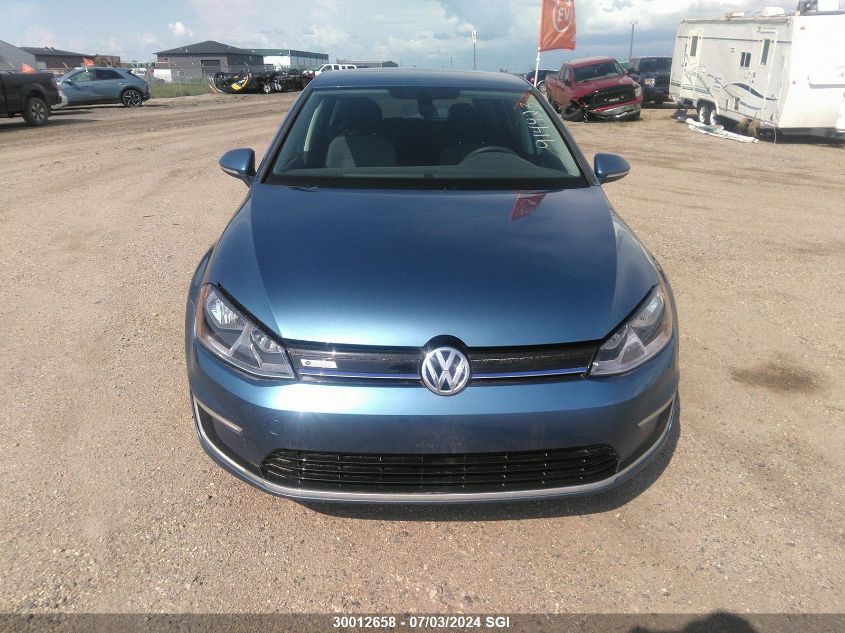 2016 Volkswagen E-Golf Se VIN: WVWKP7AU6GW914923 Lot: 30012658