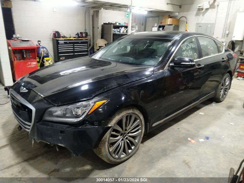 2015 Hyundai Genesis 5.0L VIN: KMHGN4JF6FU025993 Lot: 30014057