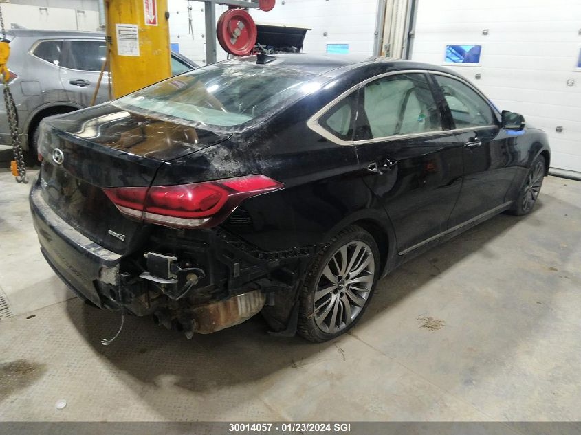 2015 Hyundai Genesis 5.0L VIN: KMHGN4JF6FU025993 Lot: 30014057