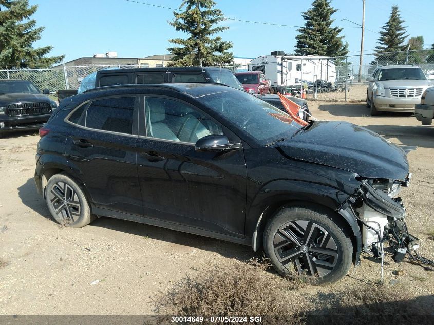 2022 Hyundai Kona Sel VIN: KM8K33AG3NU155053 Lot: 30014649