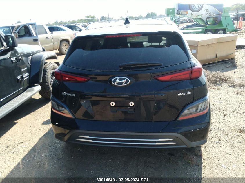 2022 Hyundai Kona Sel VIN: KM8K33AG3NU155053 Lot: 30014649