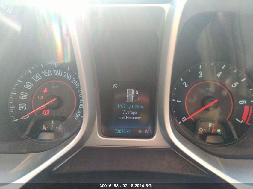 2014 Chevrolet Camaro Zl1 VIN: 2G1FZ1EP6E9800173 Lot: 30016193