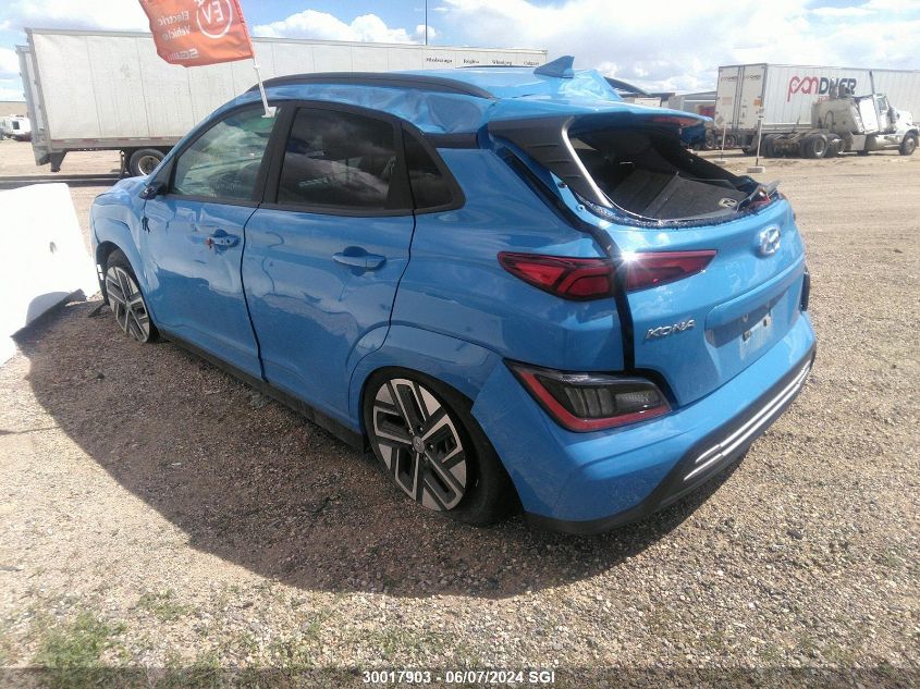 2022 Hyundai Kona Sel VIN: KM8K33AG8NU139124 Lot: 30017903