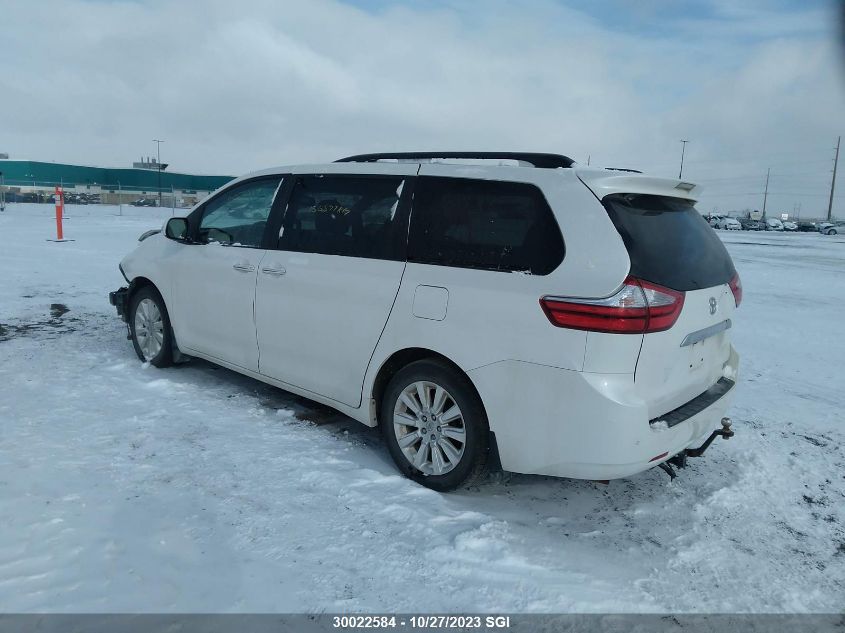 2015 Toyota Sienna Xle/Limited VIN: 5TDDK3DC3FS108197 Lot: 30022584