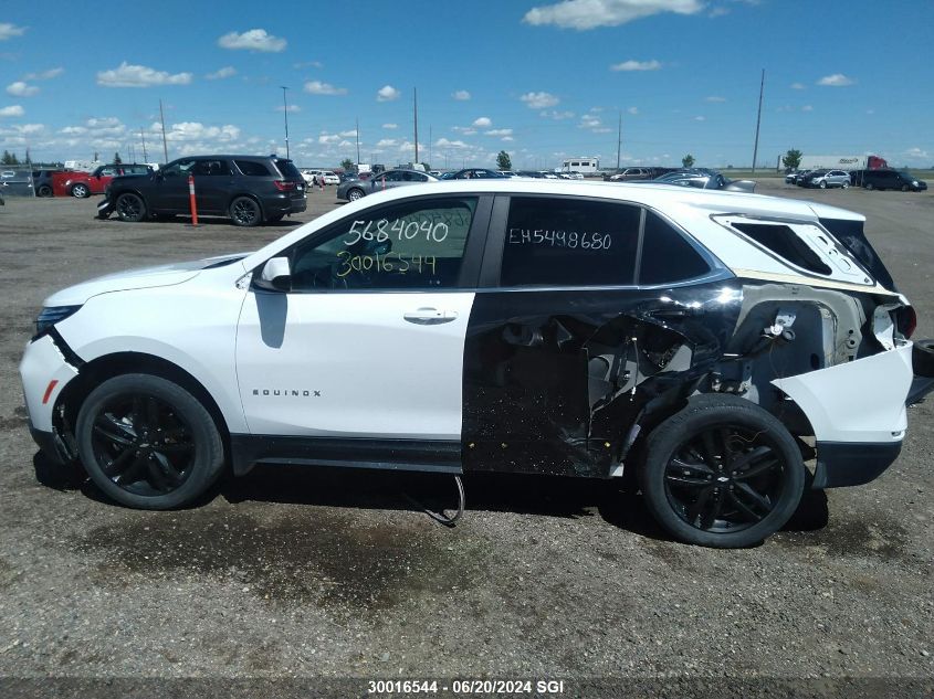 2022 Chevrolet Equinox Lt VIN: 3GNAXUEV5NL249794 Lot: 30016544