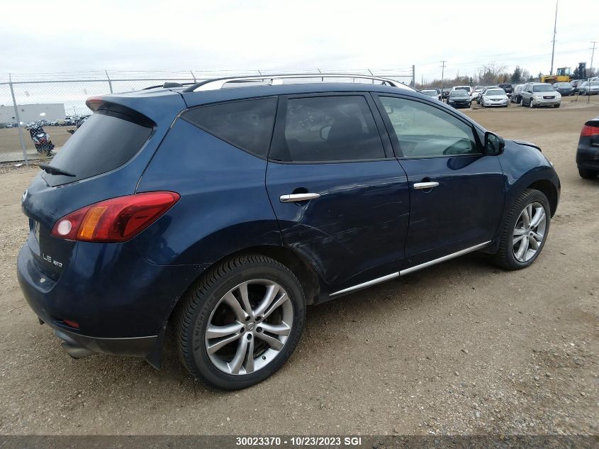 2009 Nissan Murano Le VIN: JN8AZ18W39W133522 Lot: 30023370