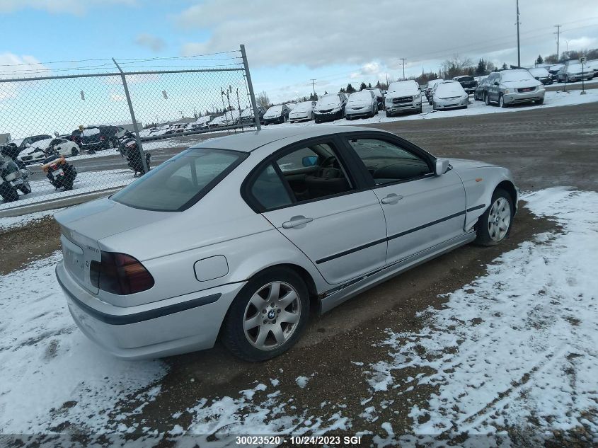 2002 BMW 320 I VIN: WBAEV13402KL20743 Lot: 30023520