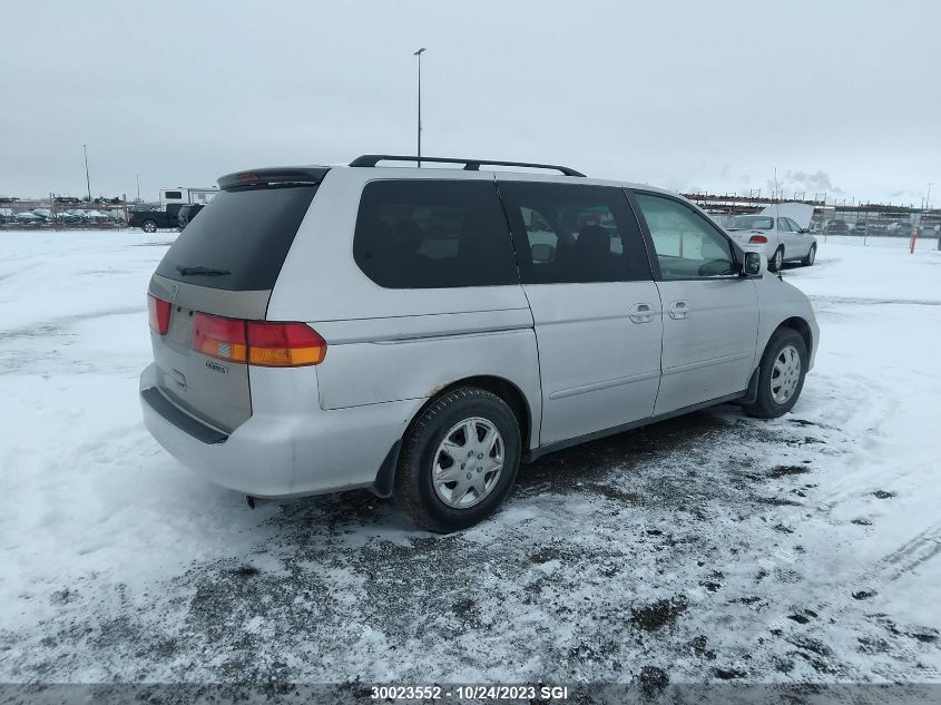 2002 Honda Odyssey Ex VIN: 3HGCM56334G708035 Lot: 30023552