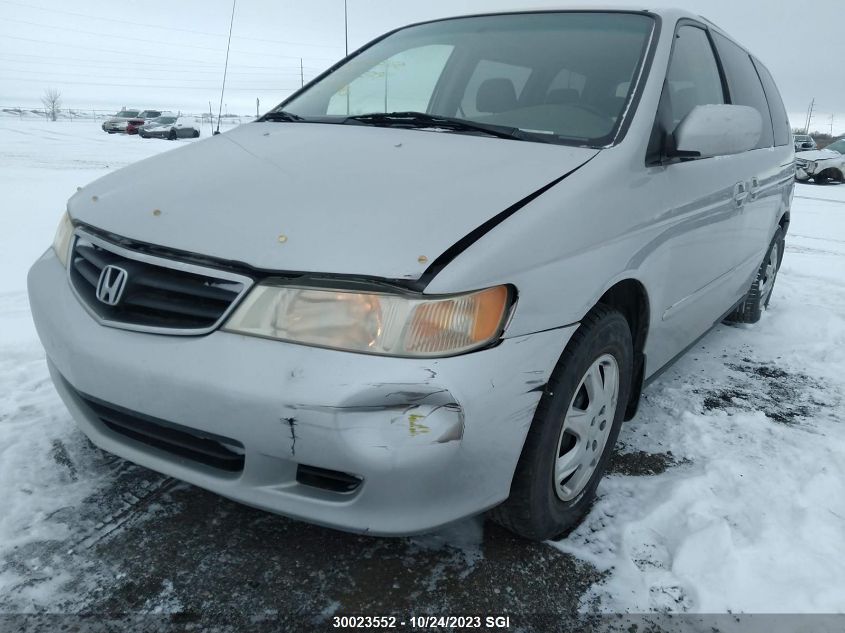 2002 Honda Odyssey Ex VIN: 3HGCM56334G708035 Lot: 30023552