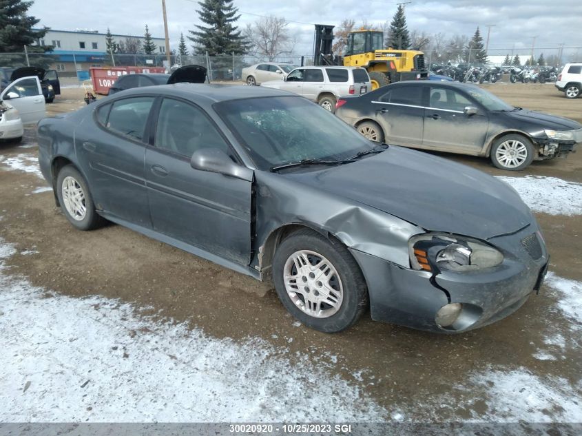 2004 Pontiac Grand Prix Gt1 VIN: 2G1WC5E37D1216514 Lot: 30020920