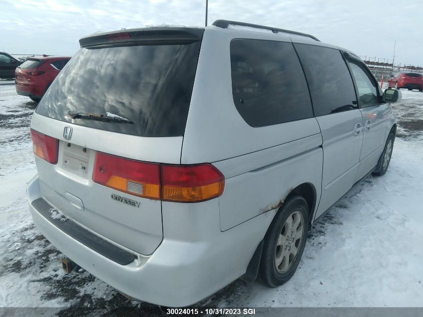 2002 Honda Odyssey Exl VIN: 2FMDK3JC3DBA67617 Lot: 30024015