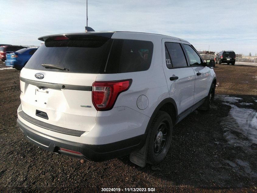 2018 Ford Explorer Police Interceptor VIN: 1FM5K8AR4JGC57422 Lot: 30024019