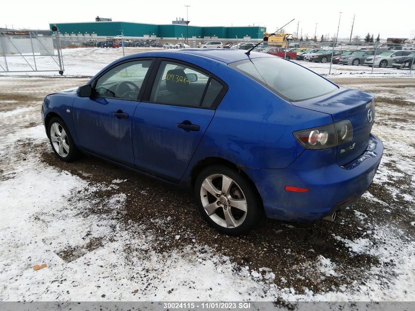 2007 Mazda 3 I VIN: JM1BK32F871704053 Lot: 30024115