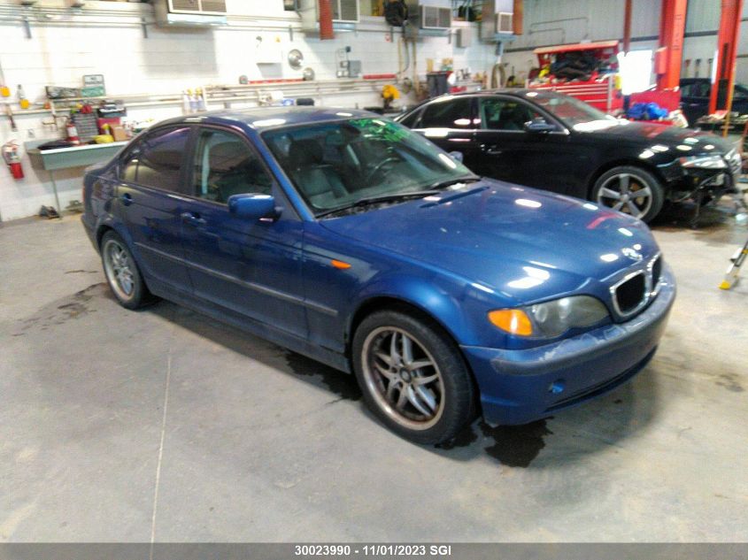 2002 BMW 325 I VIN: 3VWDX7AJ4CM338626 Lot: 30023990