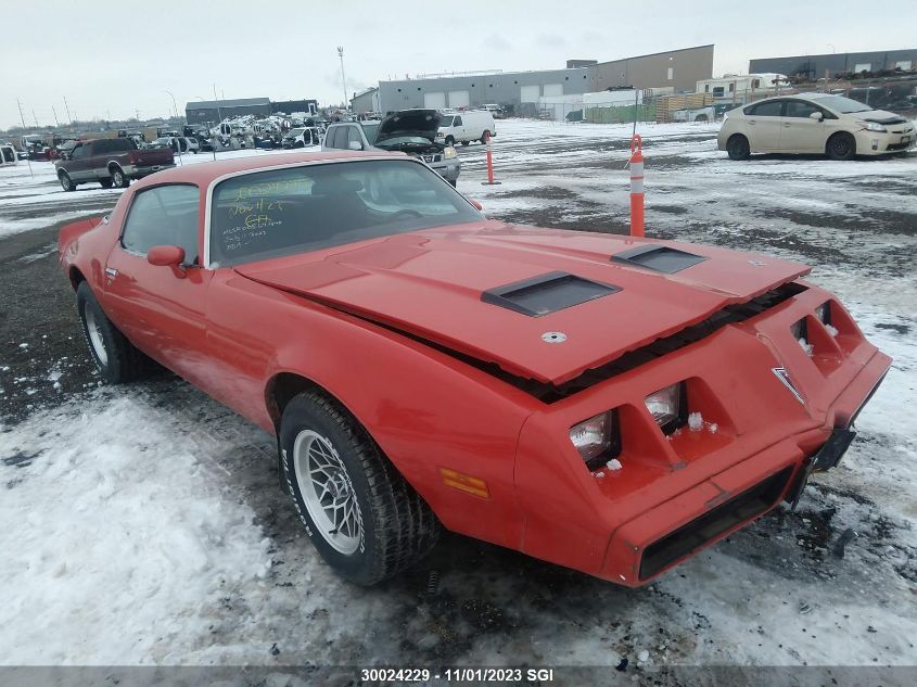 1979 Pontiac Firebird VIN: 2U87K9N103242 Lot: 30024229