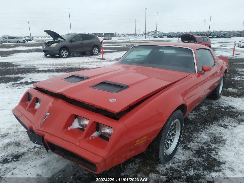 1979 Pontiac Firebird VIN: 2U87K9N103242 Lot: 30024229