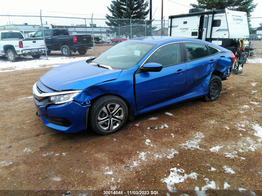 2017 Honda Civic Lx VIN: 2HGFC2F51HH007628 Lot: 30014048