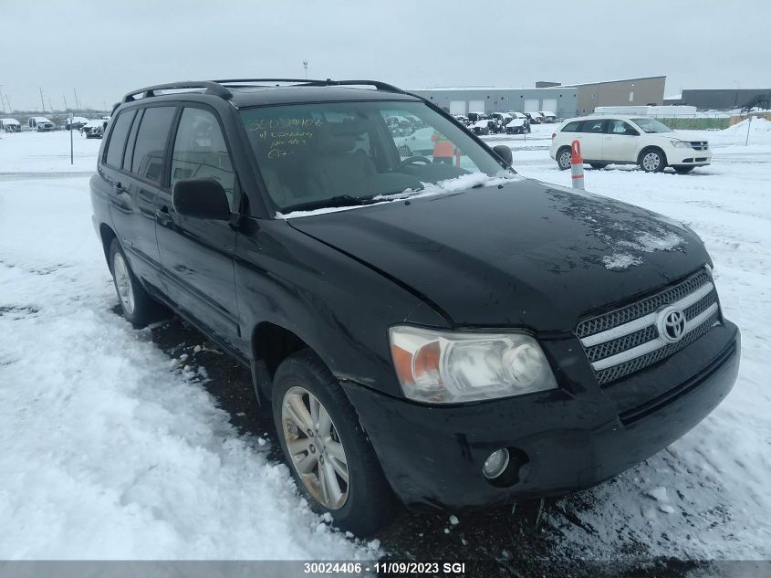 2006 Toyota Highlander Hybrid VIN: JTEEW21A260024229 Lot: 30024406