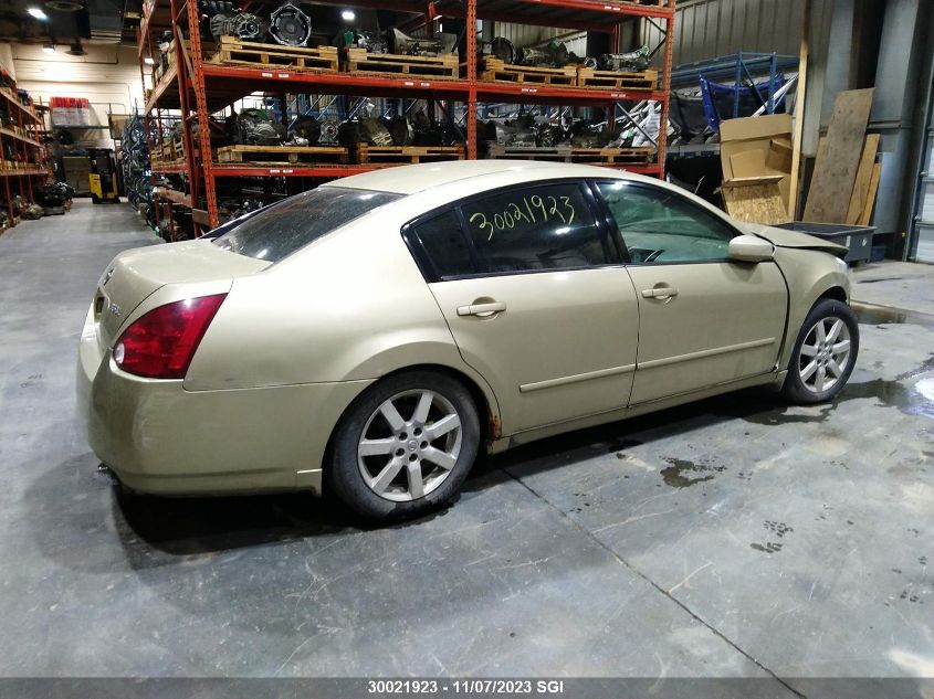 2004 Nissan Maxima Se/Sl VIN: 1N4BA41E14C853962 Lot: 30021923