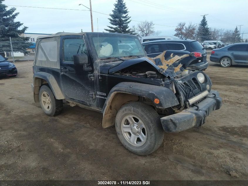 2016 Jeep Wrangler Sport VIN: 1C4AJWAG4GL312444 Lot: 30024078