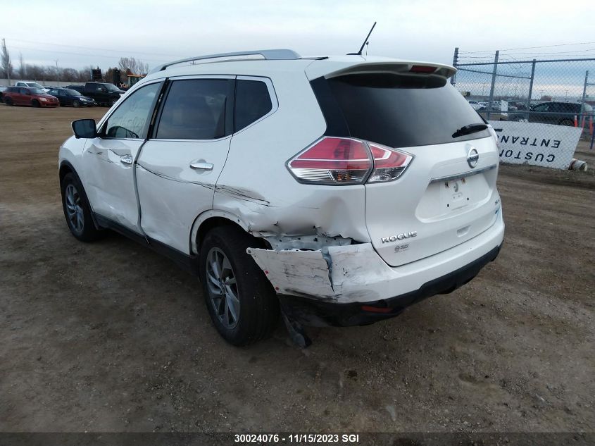 2015 Nissan Rogue S/Sl/Sv VIN: 5N1AT2MV2FC845531 Lot: 30024076