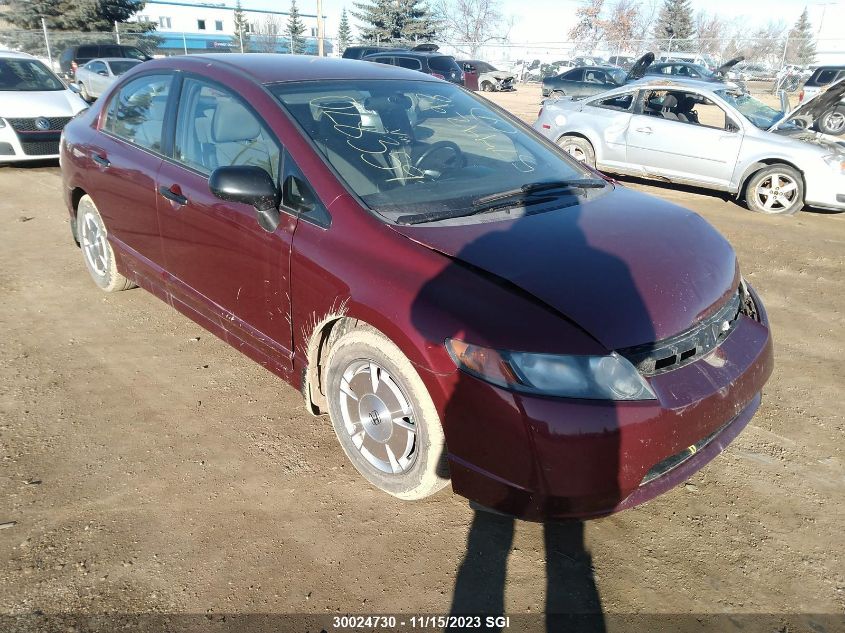 2008 Honda Civic Dx-G VIN: 2HGFA15458H028359 Lot: 30024730