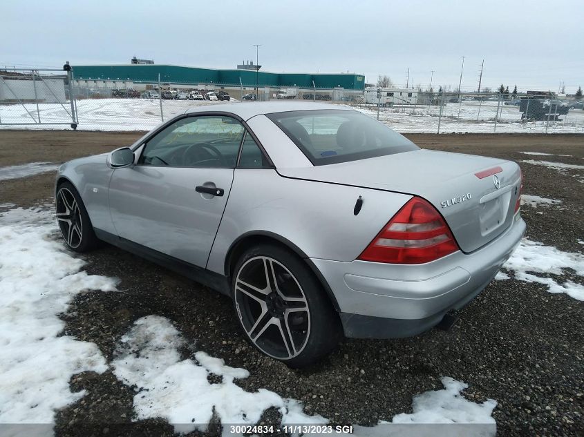 2001 Mercedes-Benz Slk 320 VIN: WDB1704471F051916 Lot: 30024834