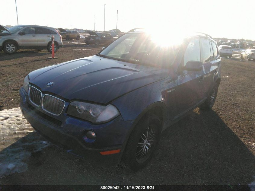 2008 BMW X3 3.0I VIN: WBXPC734X8WE51691 Lot: 30025042