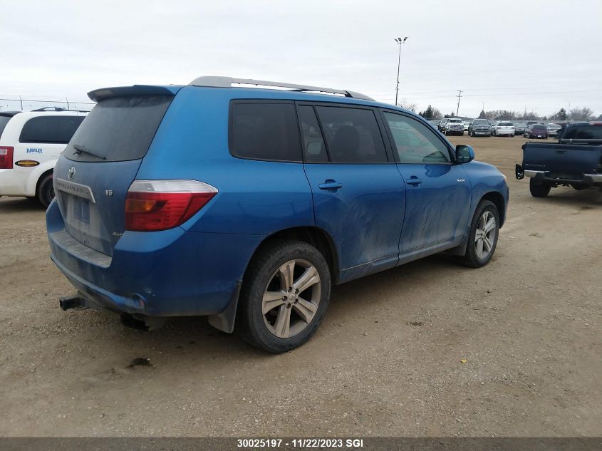 2009 Toyota Highlander Sport VIN: 2CTFLSE59B6388149 Lot: 30025197