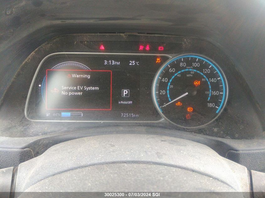 2019 Nissan Leaf S Plus/Sl Plus/Sv Plus VIN: 1N4BZ1CP5KC311623 Lot: 30025300