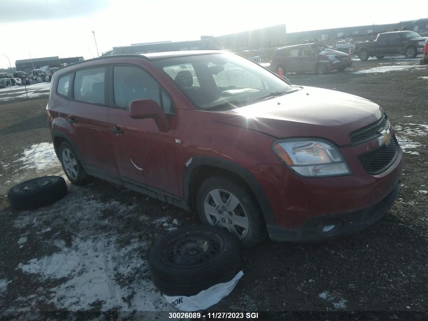 2012 Chevrolet Orlando Ls VIN: KL77P1EM6CK656978 Lot: 30026089