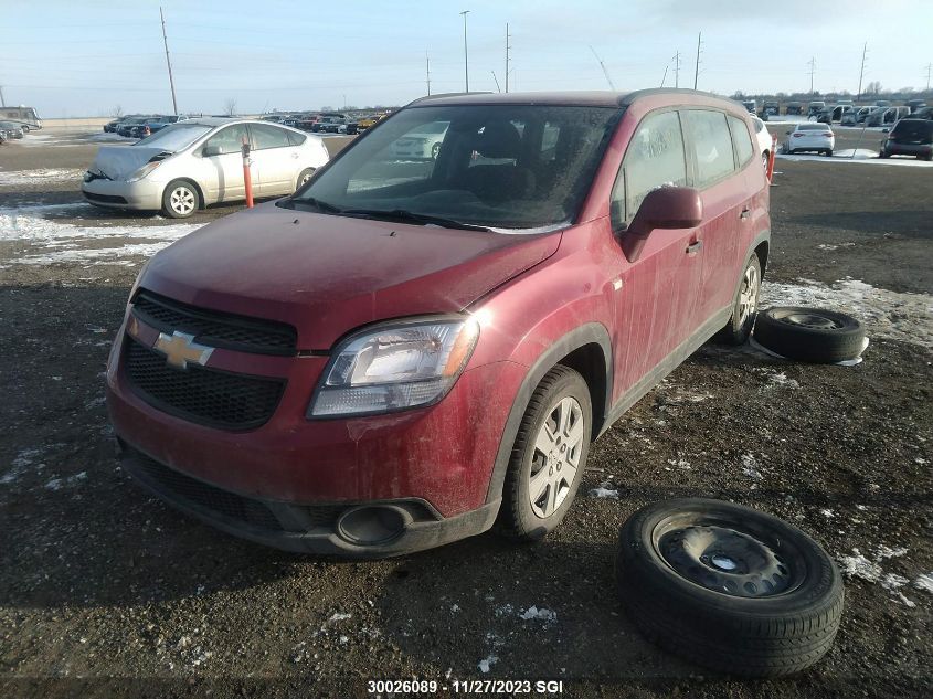 2012 Chevrolet Orlando Ls VIN: KL77P1EM6CK656978 Lot: 30026089