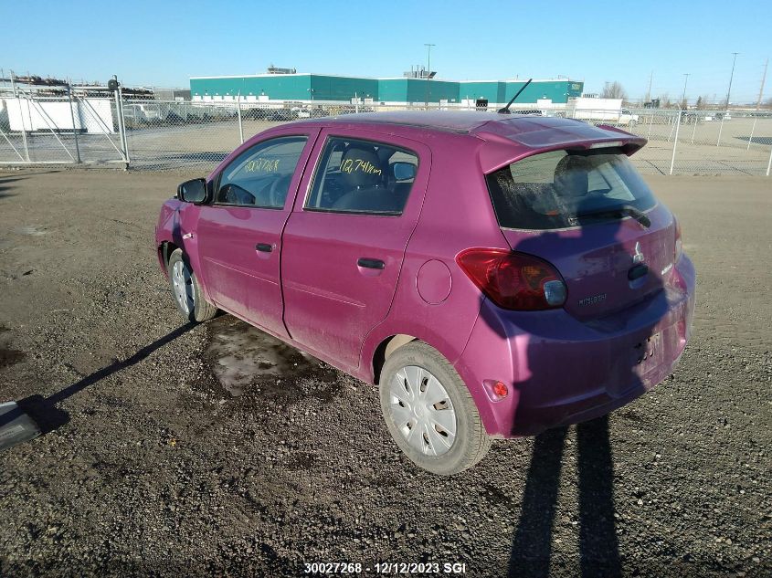 2015 Mitsubishi Mirage De VIN: ML32A3HJ6FH052573 Lot: 30027268