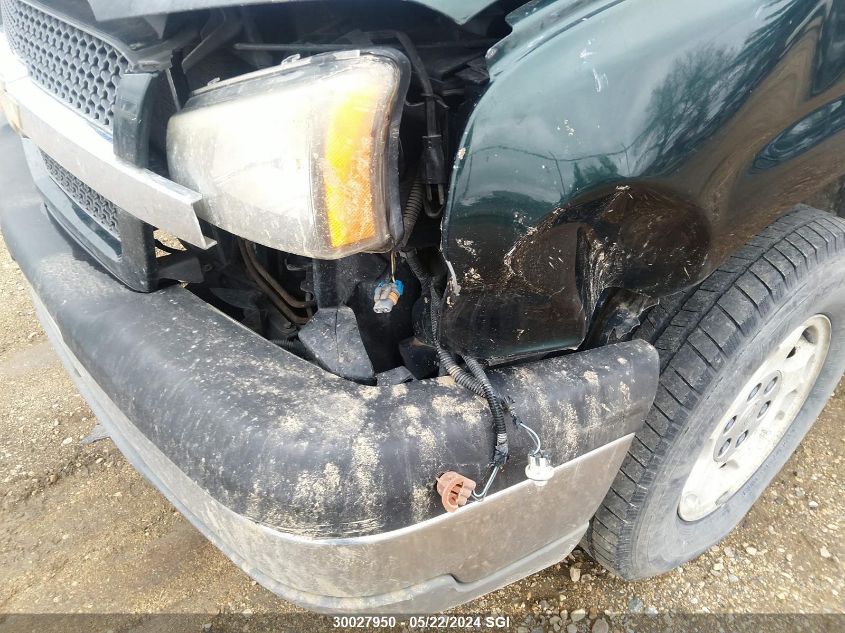 2003 Chevrolet Silverado K1500 VIN: 2GCEK19V831168336 Lot: 30027950