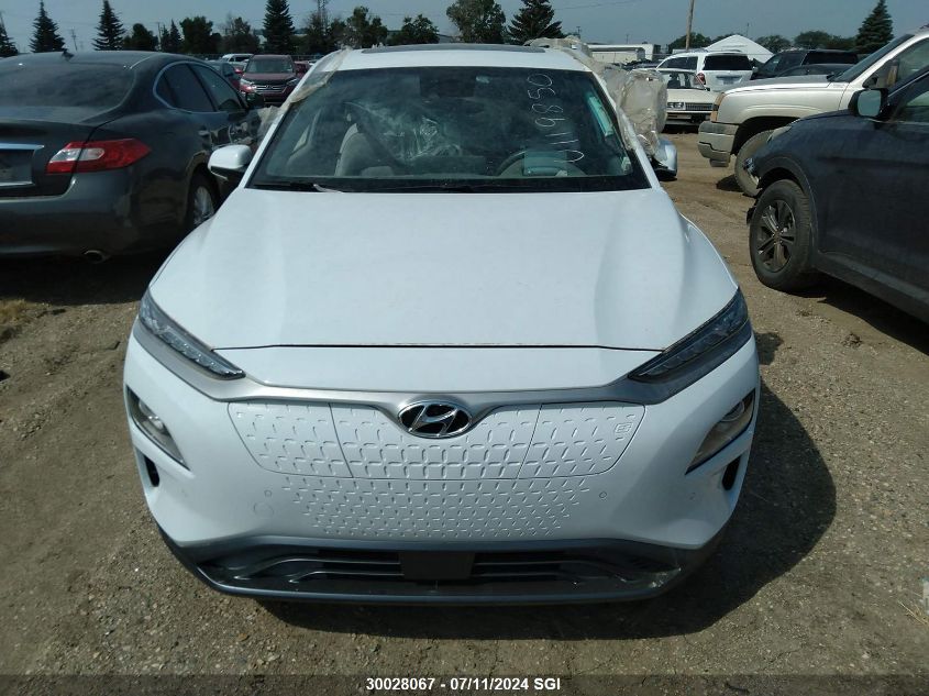 2021 Hyundai Kona Limited VIN: KM8K33AG5MU119850 Lot: 30028067