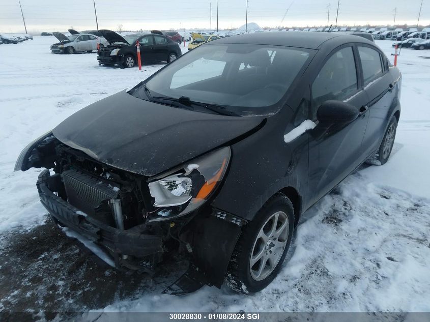 2012 Kia Rio Lx VIN: KNADM4A33C6042599 Lot: 30028830