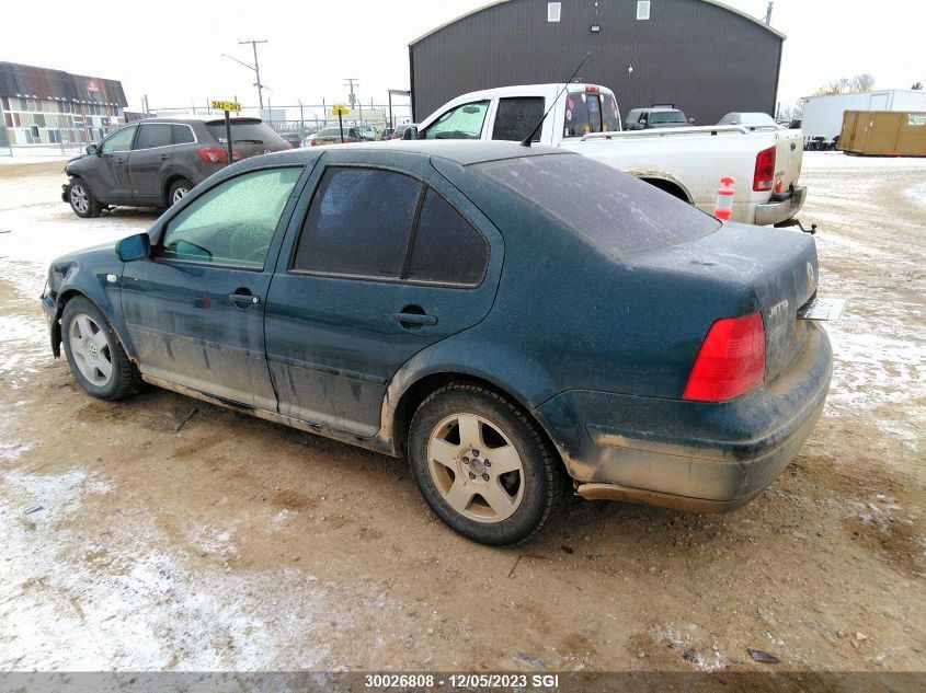 2001 Volkswagen Jetta Gls Tdi VIN: 3VWSP29M51M162059 Lot: 30026808