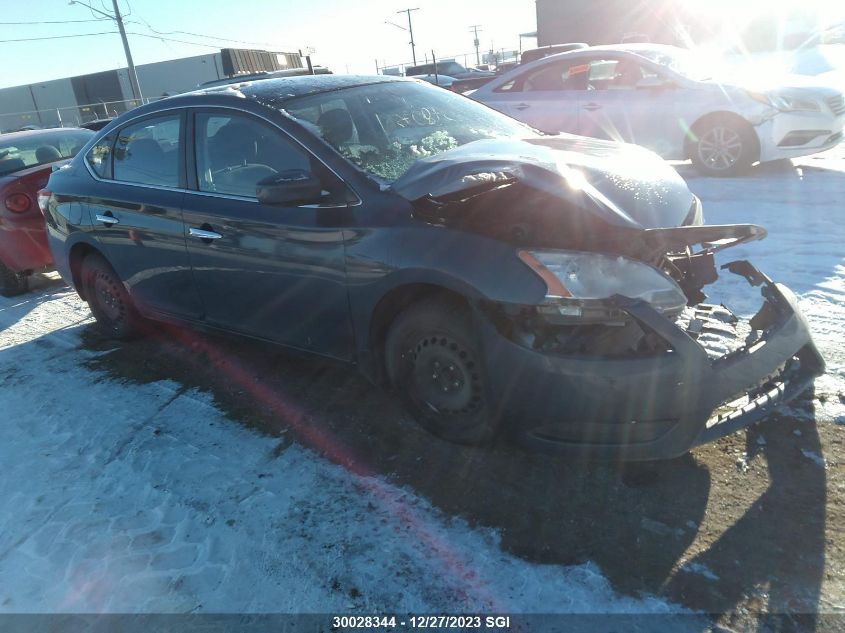 2014 Nissan Sentra S/Sv/Sr/Sl VIN: 3N1AB7AP3EL637593 Lot: 30028344