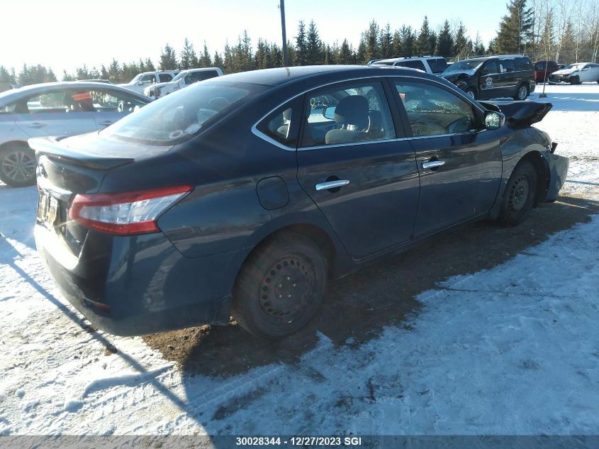 2014 Nissan Sentra S/Sv/Sr/Sl VIN: 3N1AB7AP3EL637593 Lot: 30028344