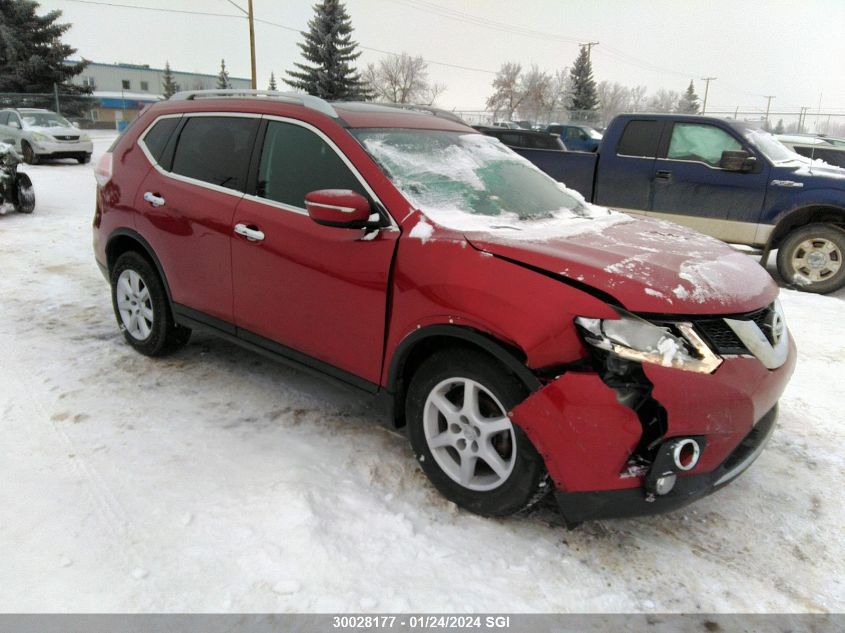 2015 Nissan Rogue S/Sl/Sv VIN: 5N1AT2MV1FC797469 Lot: 30028177