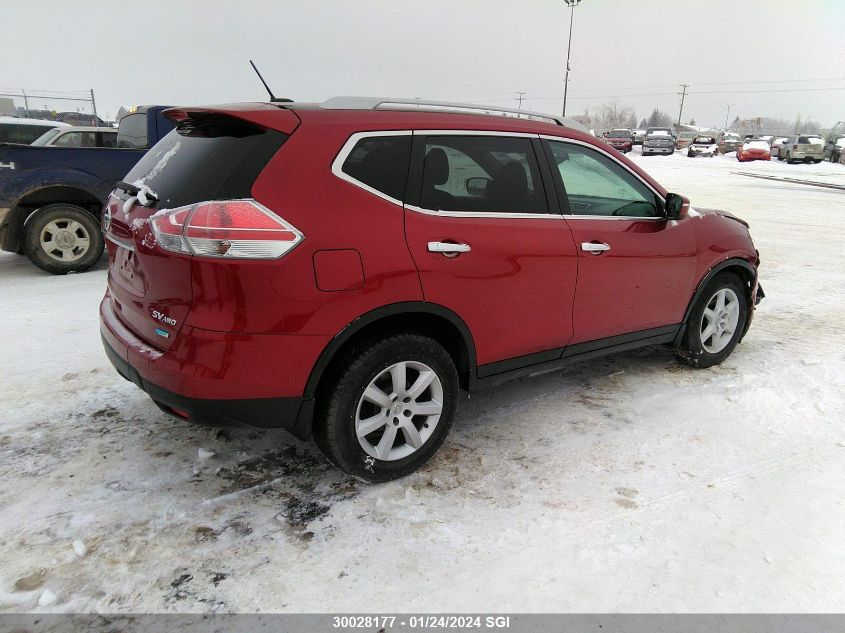 2015 Nissan Rogue S/Sl/Sv VIN: 5N1AT2MV1FC797469 Lot: 30028177