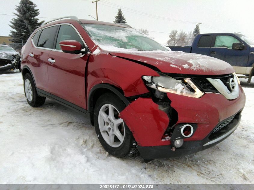 2015 Nissan Rogue S/Sl/Sv VIN: 5N1AT2MV1FC797469 Lot: 30028177