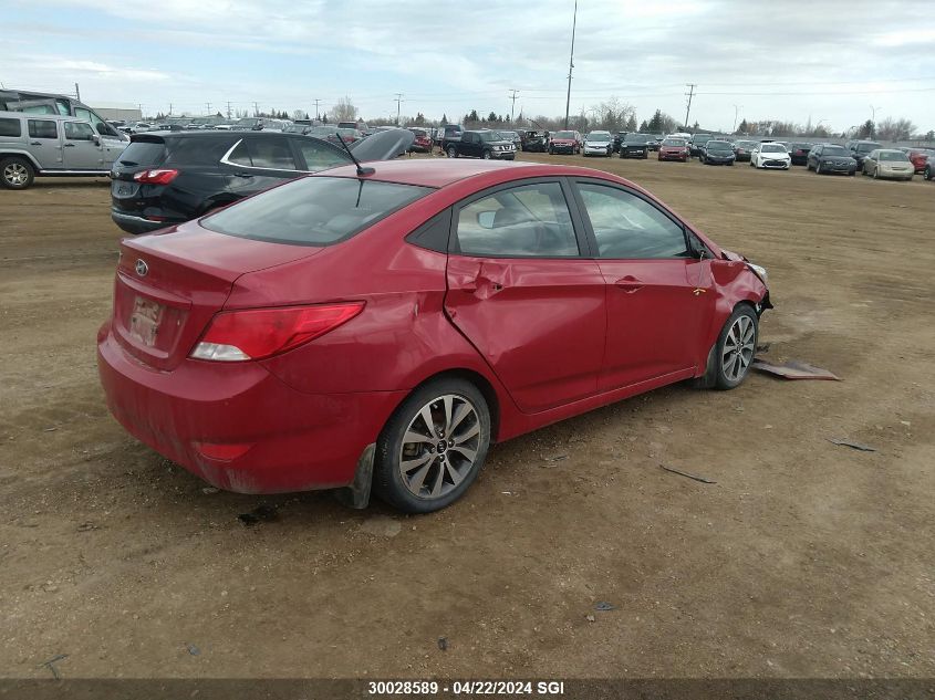 2017 Hyundai Accent Se VIN: KMHCT4AEXHU206335 Lot: 51659494